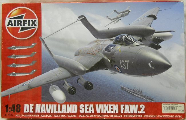 Airfix 1/48 De Havilland Sea Vixen FAW.2 - Royal Navy, A11002 plastic model kit